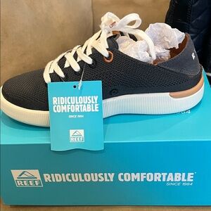 Reef Charcoal Sneakers with White Sole